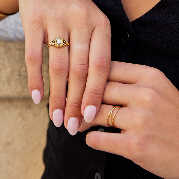 Royal - Vintage Perlenring