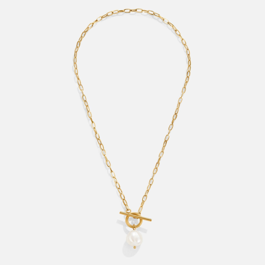 Eva Süßwasserperlen Goldkette