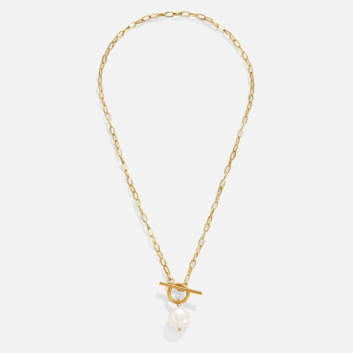 Eva Süßwasserperlen Goldkette