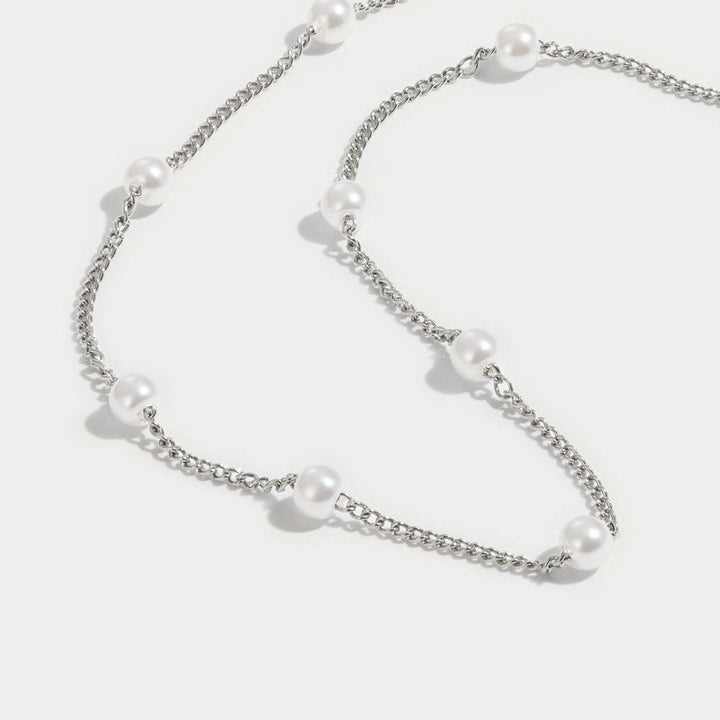 Nura Pearl 18K Silberkette